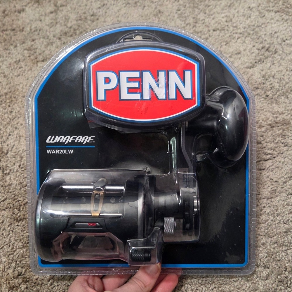 PENN WARFARE WAR20LW Levelwind Fishing Reel 51 Gear Ratio Braid Ready